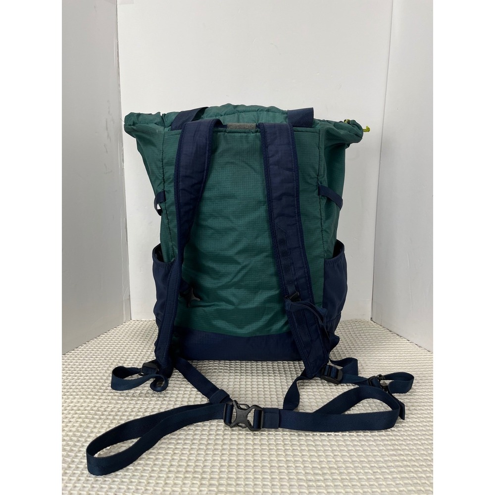 Patagonia Lightweight Travel Tote Green Blue Convertible Backpack - Picture 2 of 15